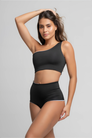 Conjunto Biquíni Hot Pant Dupla Face