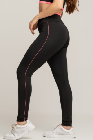 Calça Legging MUVI Fitness c/ Detalhe - Rosa