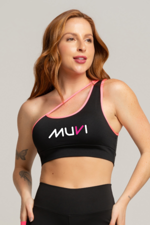 Top Exclusivo MUVI UP Fitness 2 em1 - Rosa